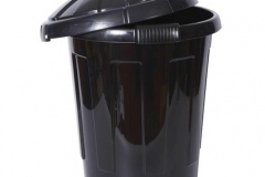 black-dustbin-with-lid